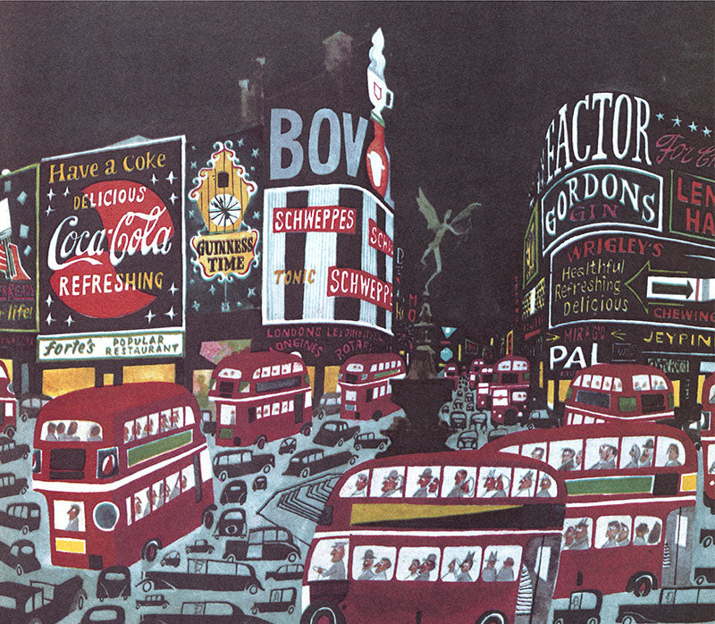 Night Lights of Picadilly by Miroslav Sasek