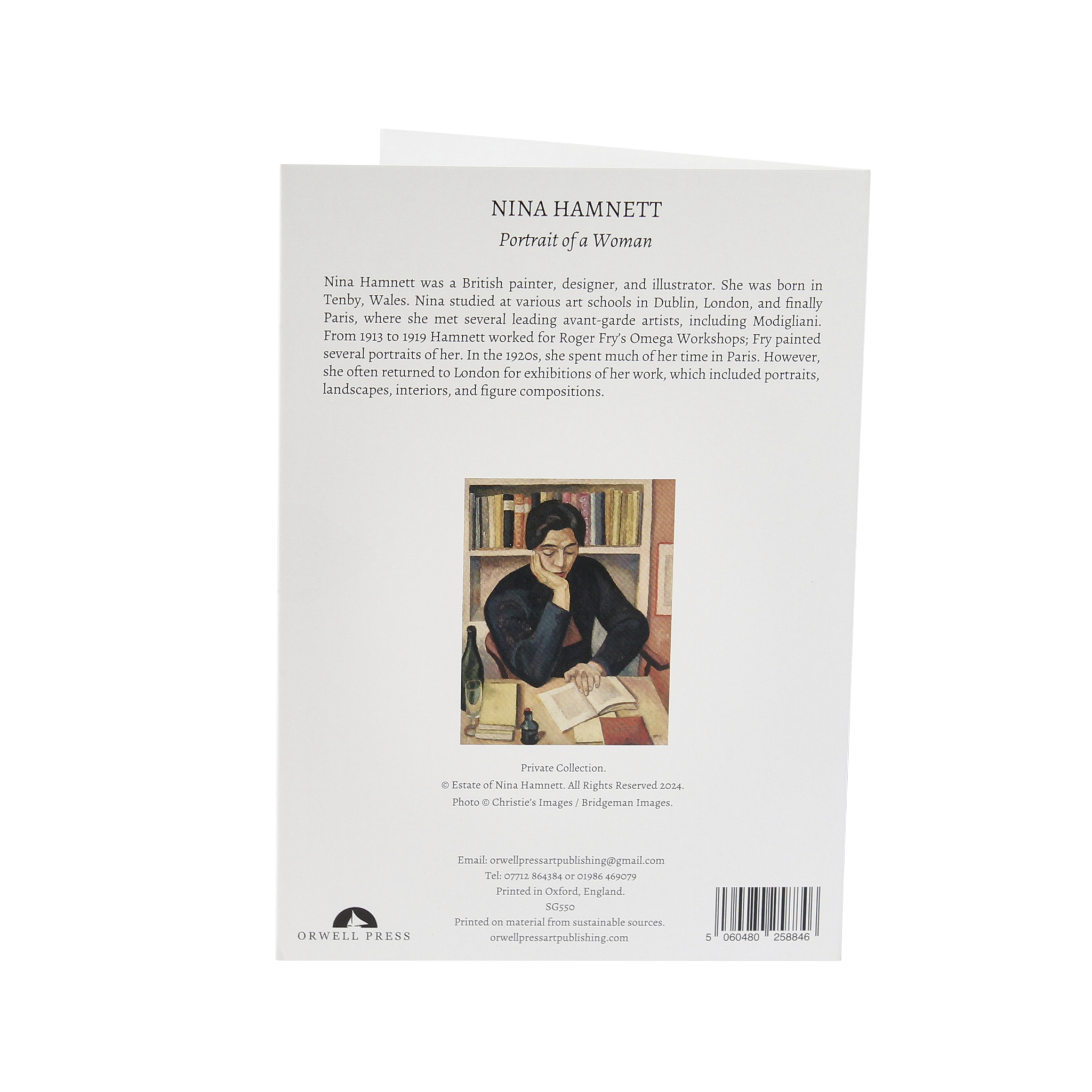 Portrait Of A Woman by Nina Hamnett