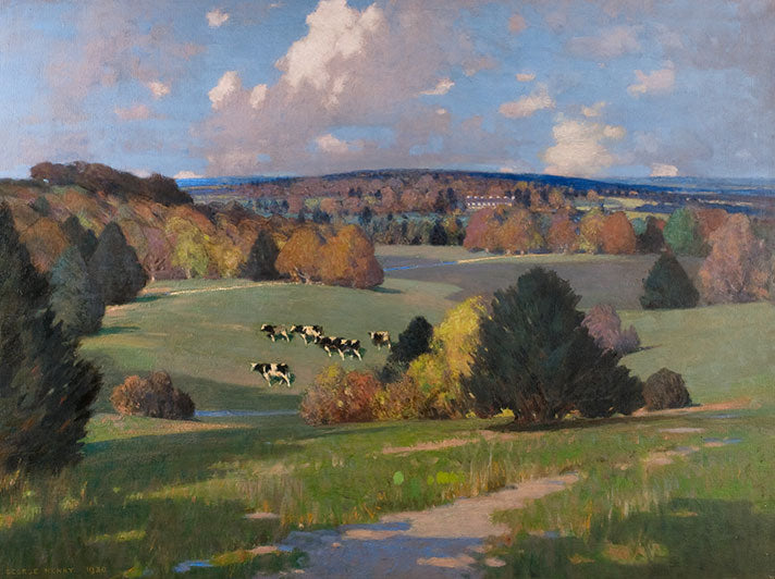 Sussex Landscape with Cattle by George Henry